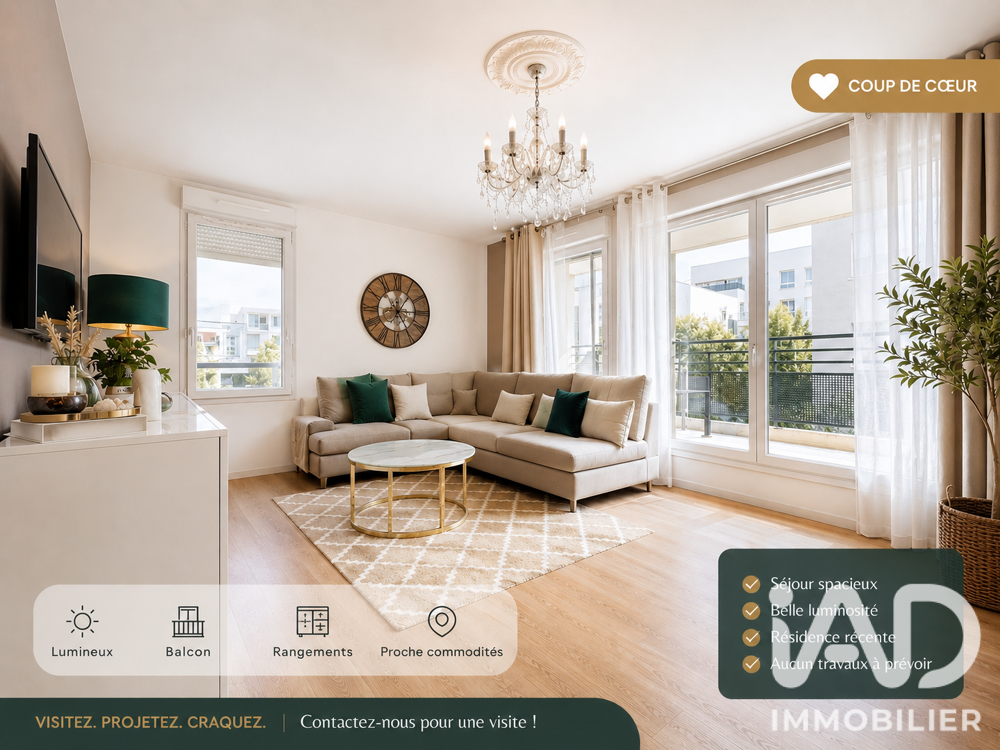 Vente Appartement 3 pièces