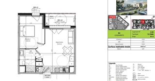  Appartement à vendre 2 pièces 41 m²
