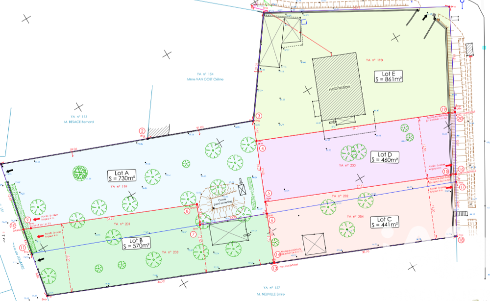 Vente Terrain Vente Terrain à bâtir 730 m&sup2; Jouarre