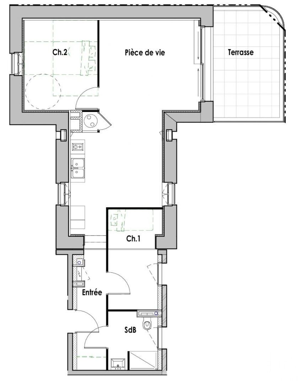 Vente Appartement 4 pièces