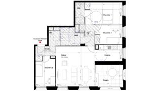  Appartement à vendre 4 pièces 86 m²