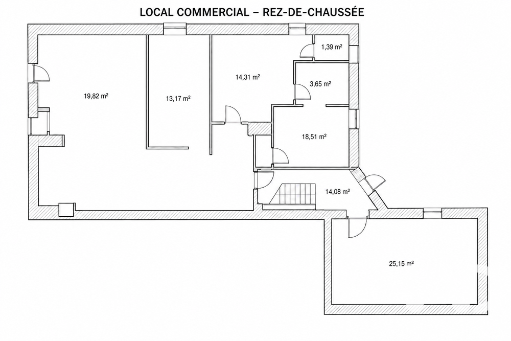 Vente Immeuble Vente Immeuble 178 m&sup2; Montauban-de-bretagne