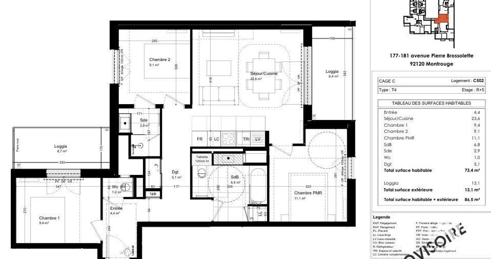 à vendre  Appartement Montrouge (92120)