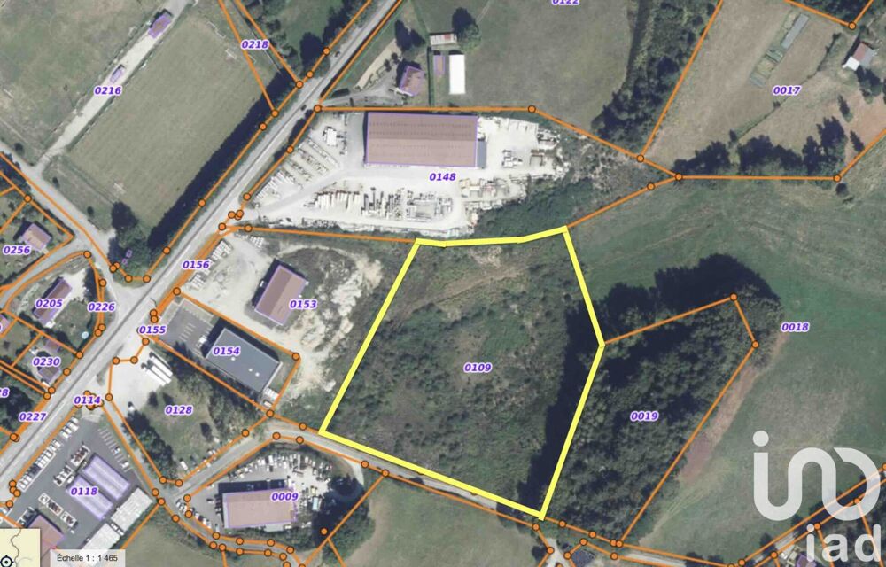 Vente Terrain Vente Terrain à bâtir 19 141 m&sup2; Ussel