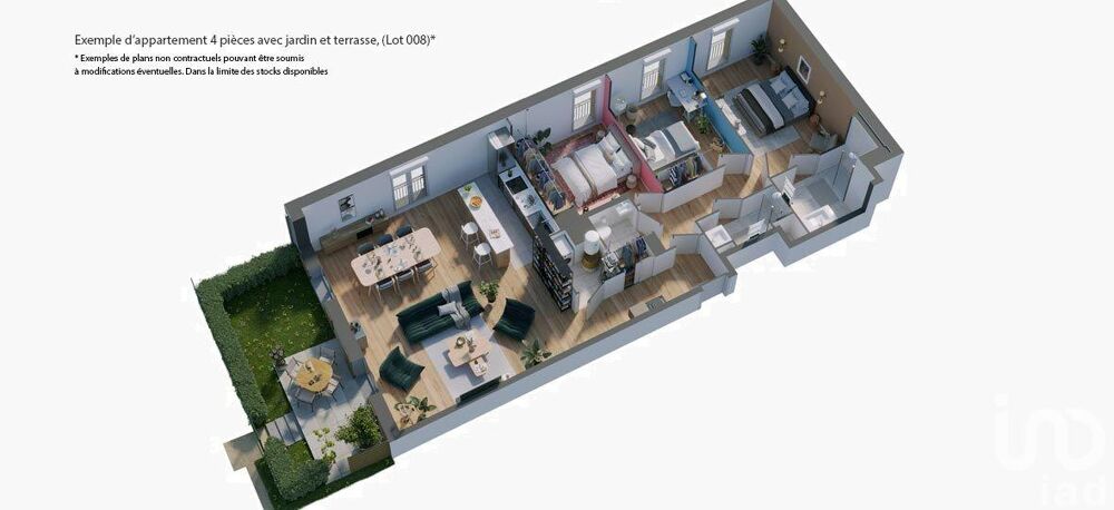 Vente Appartement 3 pièces