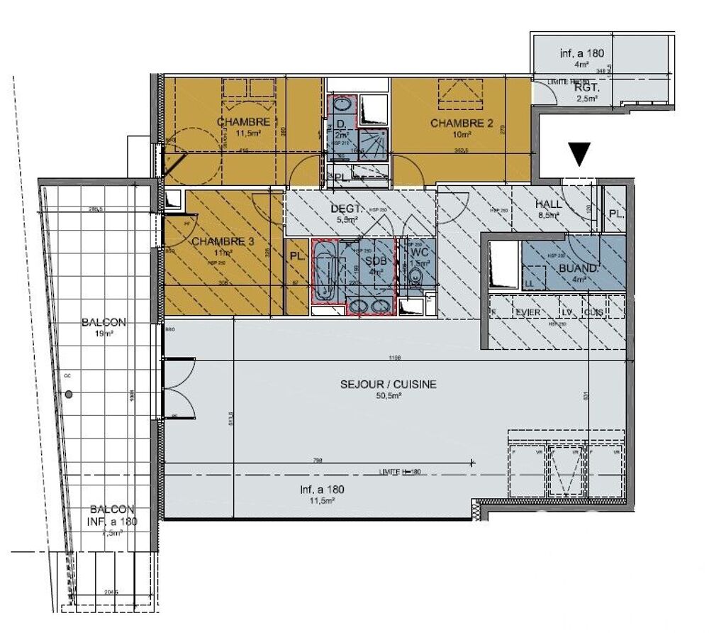 Vente Appartement 4 pièces