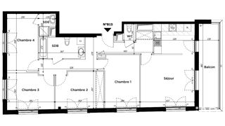  Appartement à vendre 5 pièces 96 m²