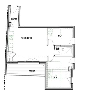  Appartement � vendre 3 pi�ces 62 m�