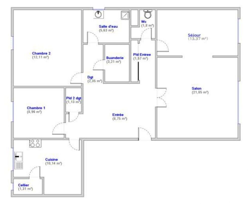 Vente Appartement 4 pièces
