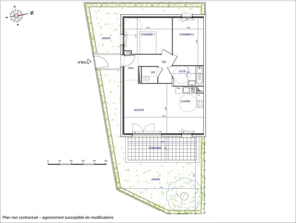 Vente Appartement 3 pièces
