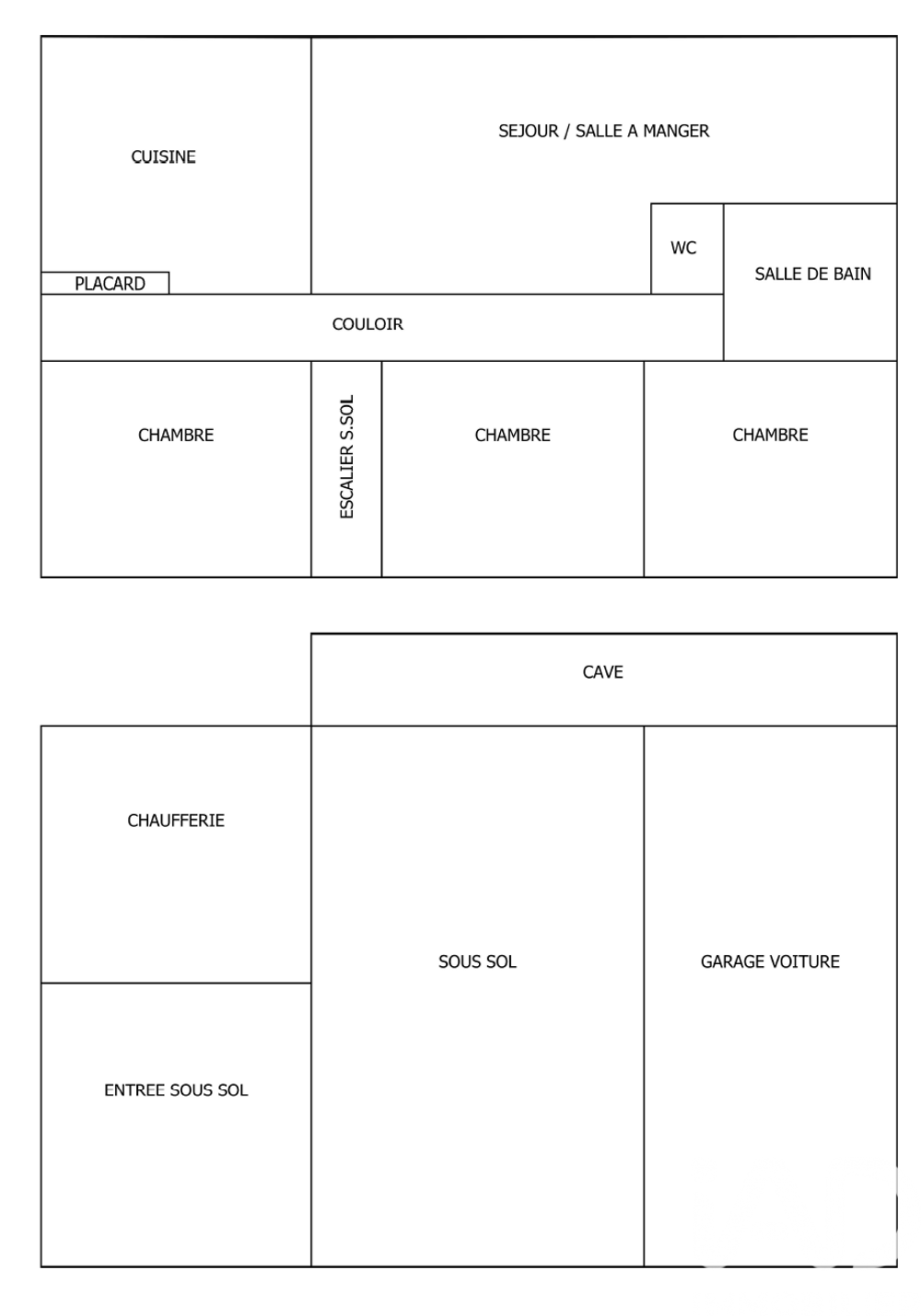 Vente Maison traditionnelle 4 pièces