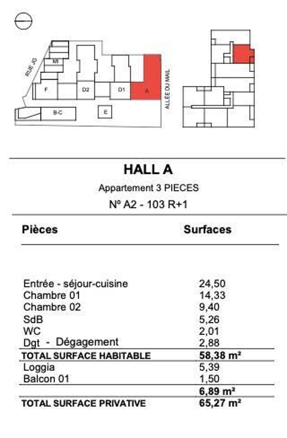 Vente Appartement Vente Appartement 3 pièces La rochelle