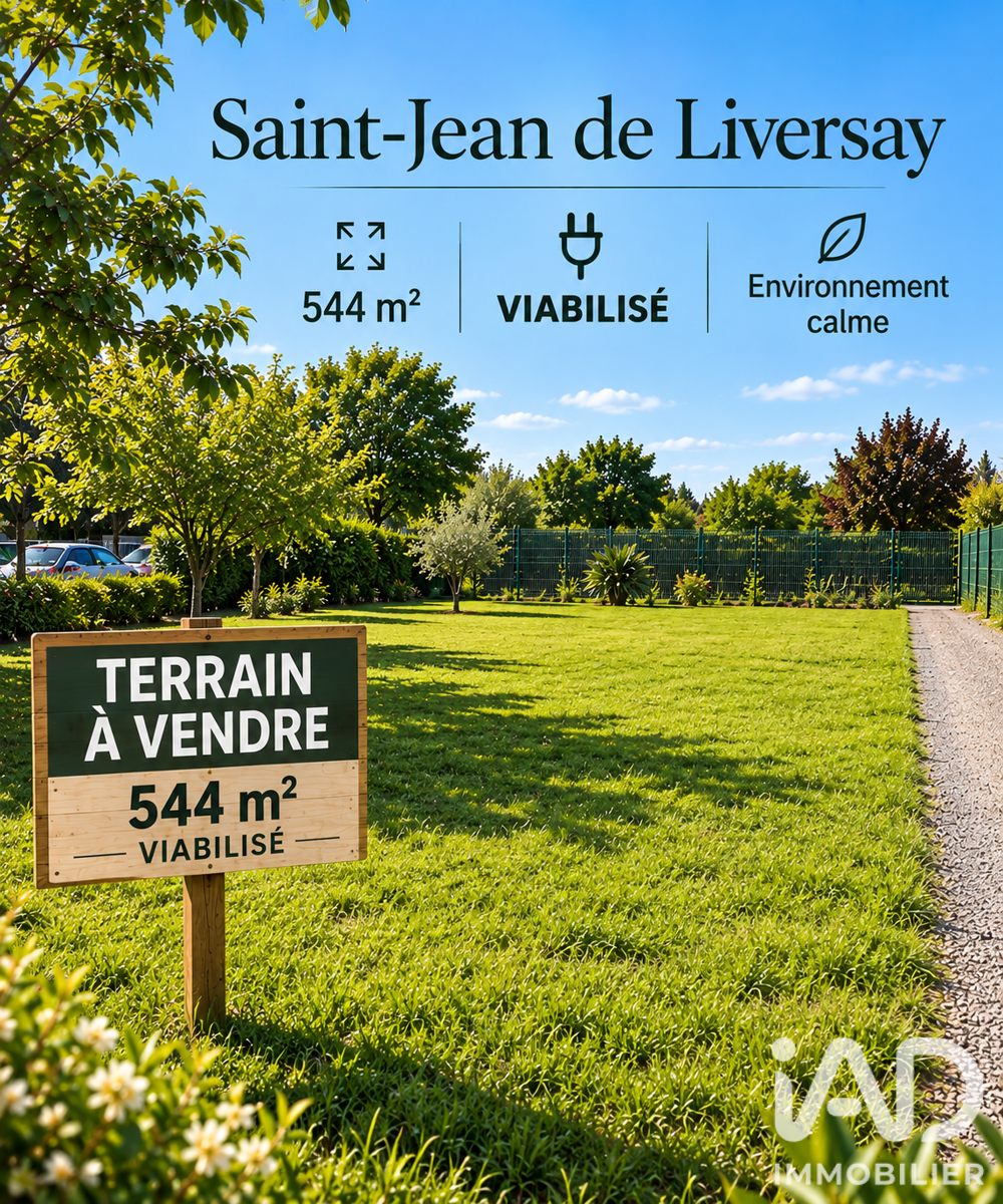 Vente Terrain Vente Terrain 544 m&sup2; Saint-jean-de-liversay