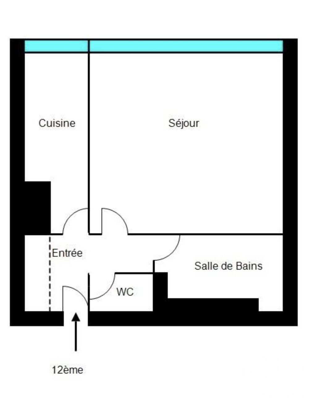 Appartement 1 pièce 34 m² · à Paris 13 · 34 m² · 219 000 €