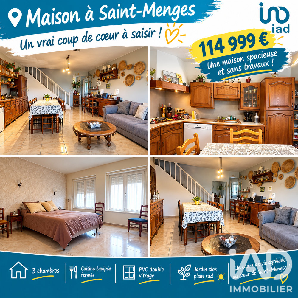 Vente Maison de village 4 pièces