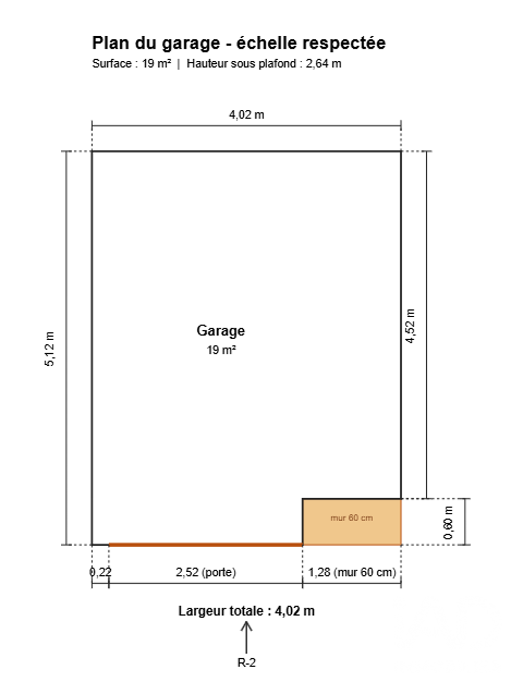 Vente Parking/Garage Vente Garage 19 m&sup2; Beausoleil