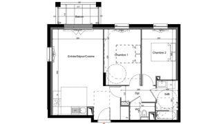  Appartement à vendre 3 pièces 63 m²