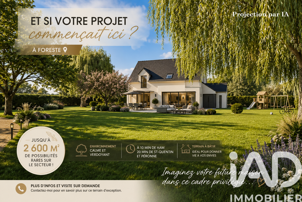 Vente Terrain Vente Terrain 2 600 m&sup2; Foreste