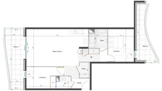  Appartement à vendre 3 pièces 73 m²