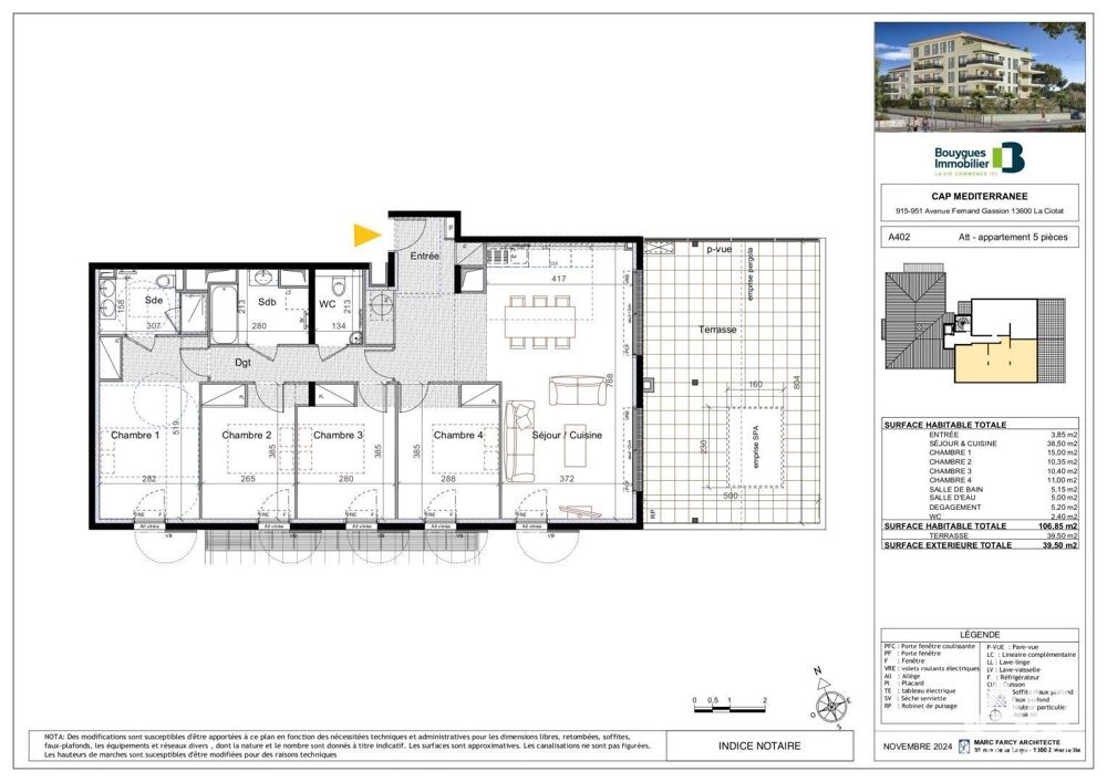 Vente Appartement Vente Appartement 5 pièces La ciotat