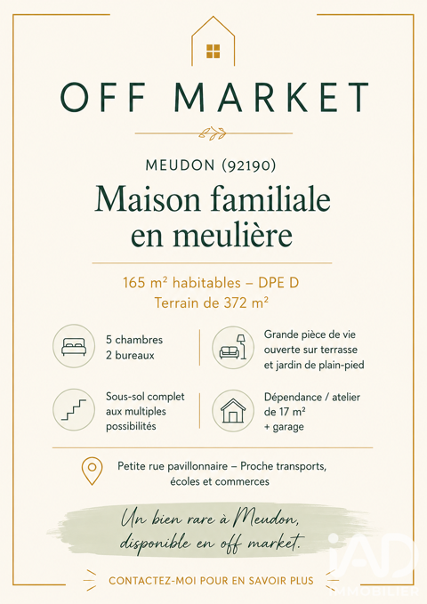   Vente Maison traditionnelle 7 pièces Maison - 7 pièce(s) - 165 m²