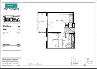 Appartement à vendre 2 pièces 40 m²