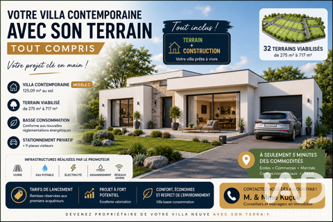   Vente Maison/villa 6 pièces Maison - 6 pièce(s) - 125 m²