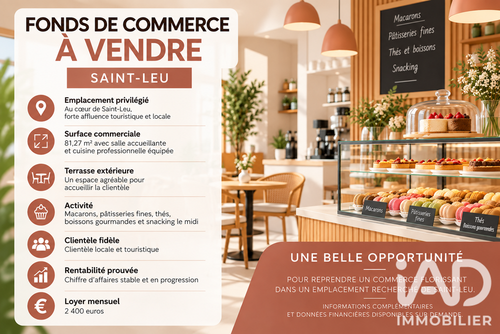   Vente Boulangerie, Pâtisserie 81 m&sup2; 