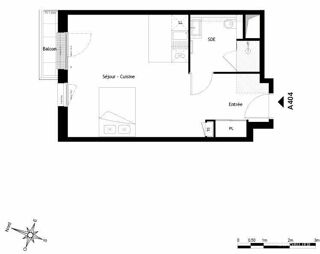  Appartement � vendre 1 pi�ce 33 m�
