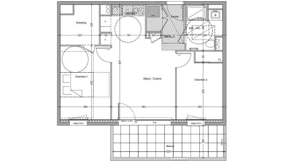 Vente Appartement 3 pièces