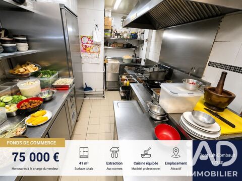 Vente Restauration rapide 41 m&sup2; 75000 77340 Pontault-combault