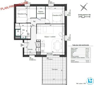  Appartement à vendre 3 pièces 72 m²