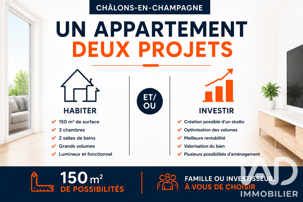 Vente Appartement 4 pièces