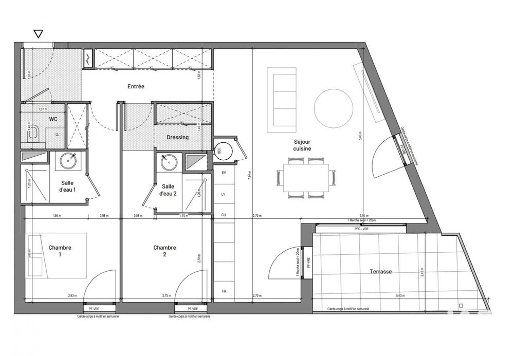 Vente Appartement 3 pièces
