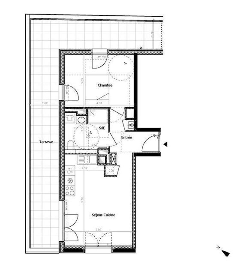 Vente Appartement 2 pièces