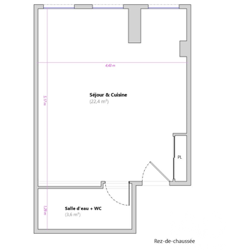  Appartement à vendre 1 pièce 26 m²