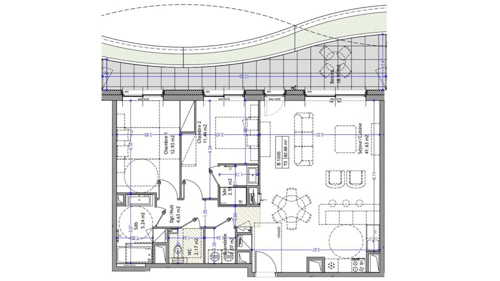 à vendre  Appartement Aix-les-Bains (73100)