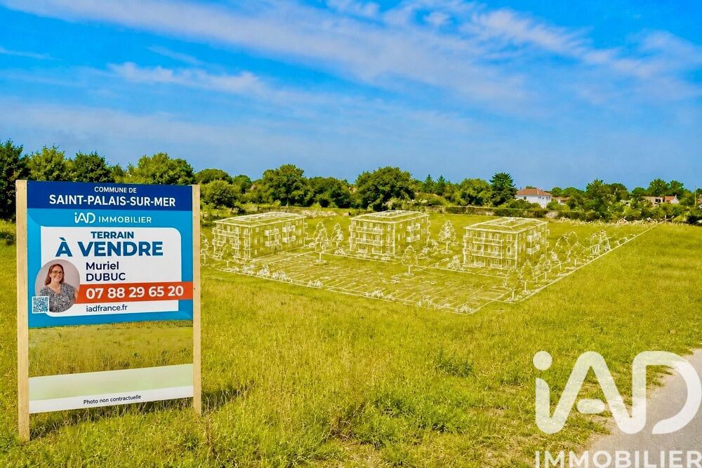 Vente Terrain Vente Terrain à bâtir 1 418 m&sup2; Saint-palais-sur-mer