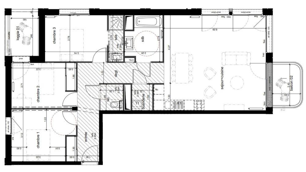Vente Appartement 4 pièces