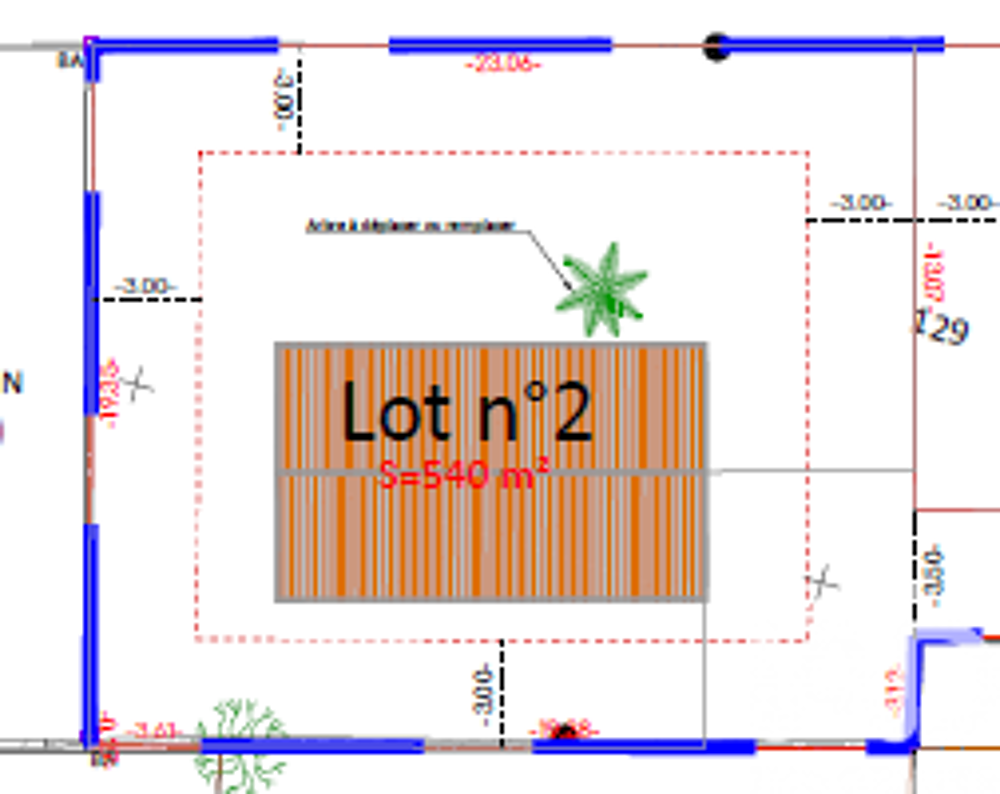 Vente Terrain Vente Terrain à bâtir 540 m&sup2; Toulouse