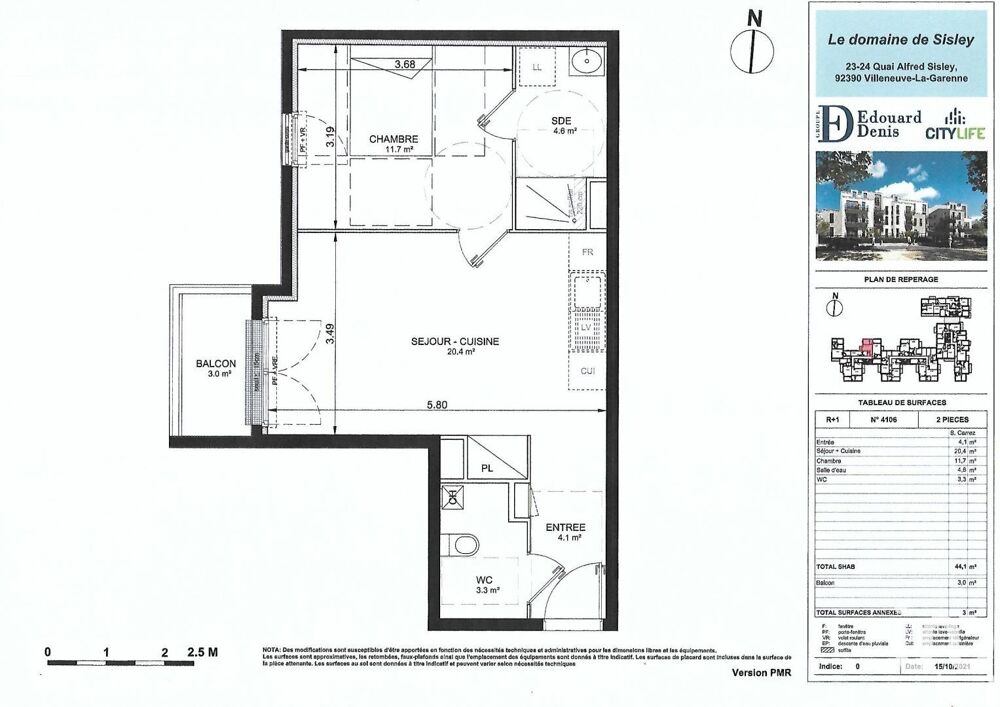 Vente Appartement 2 pièces