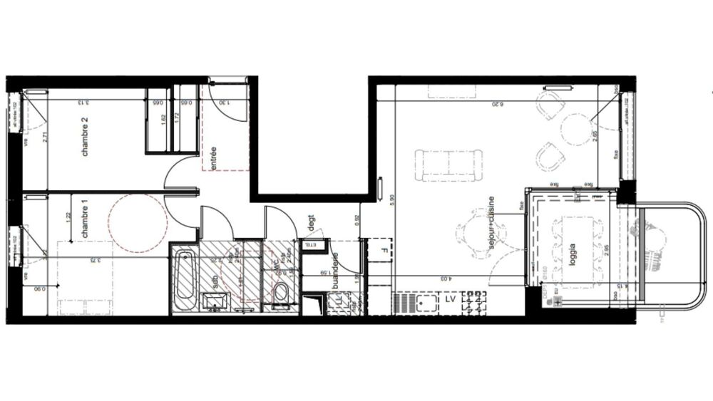 Vente Appartement 3 pièces