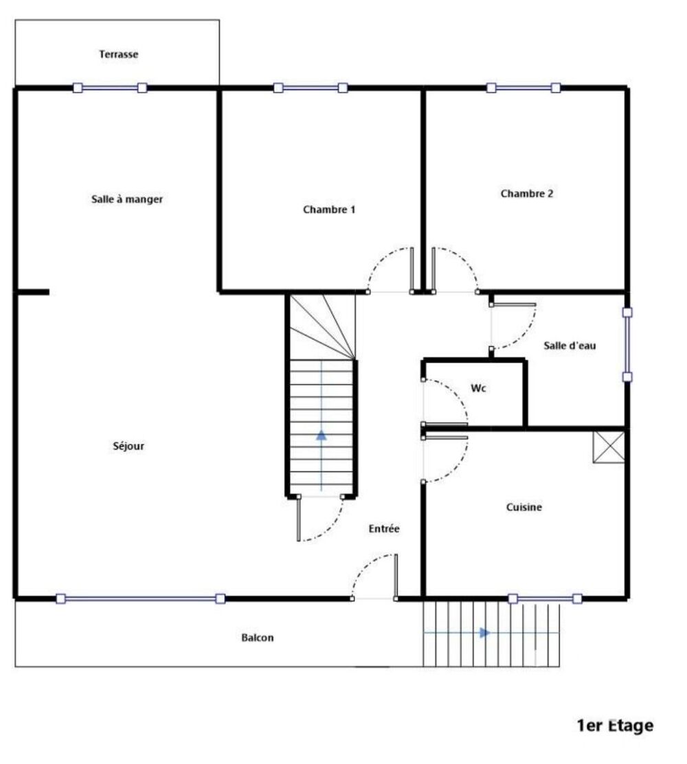 Vente Maison traditionnelle 6 pièces