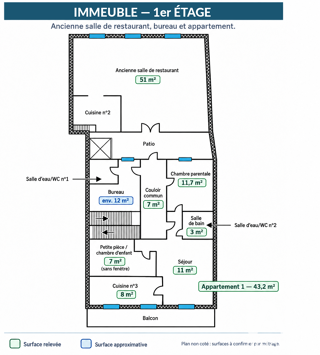  Immeuble à vendre 427 m²