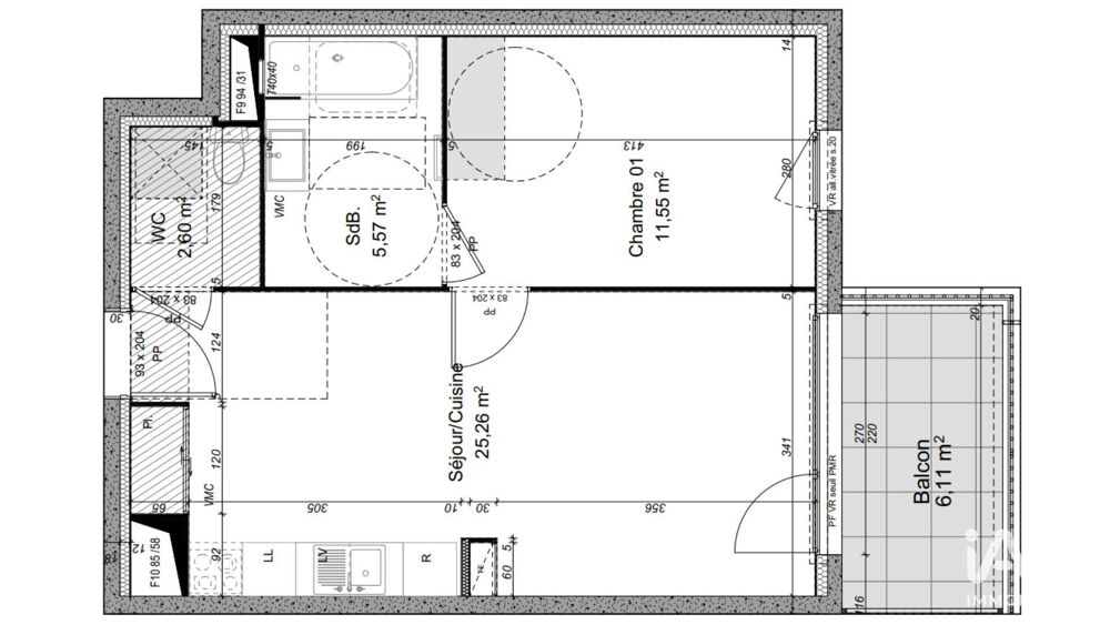 Vente Appartement 2 pièces