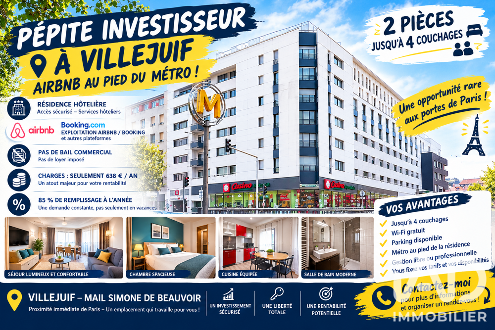 Vente Appartement Vente Appartement 2 pièces Villejuif
