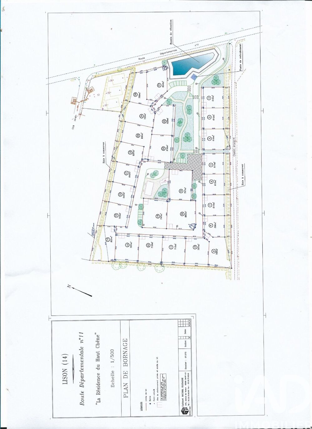 Vente Terrain Vente Terrain à bâtir 643 m&sup2; Lison