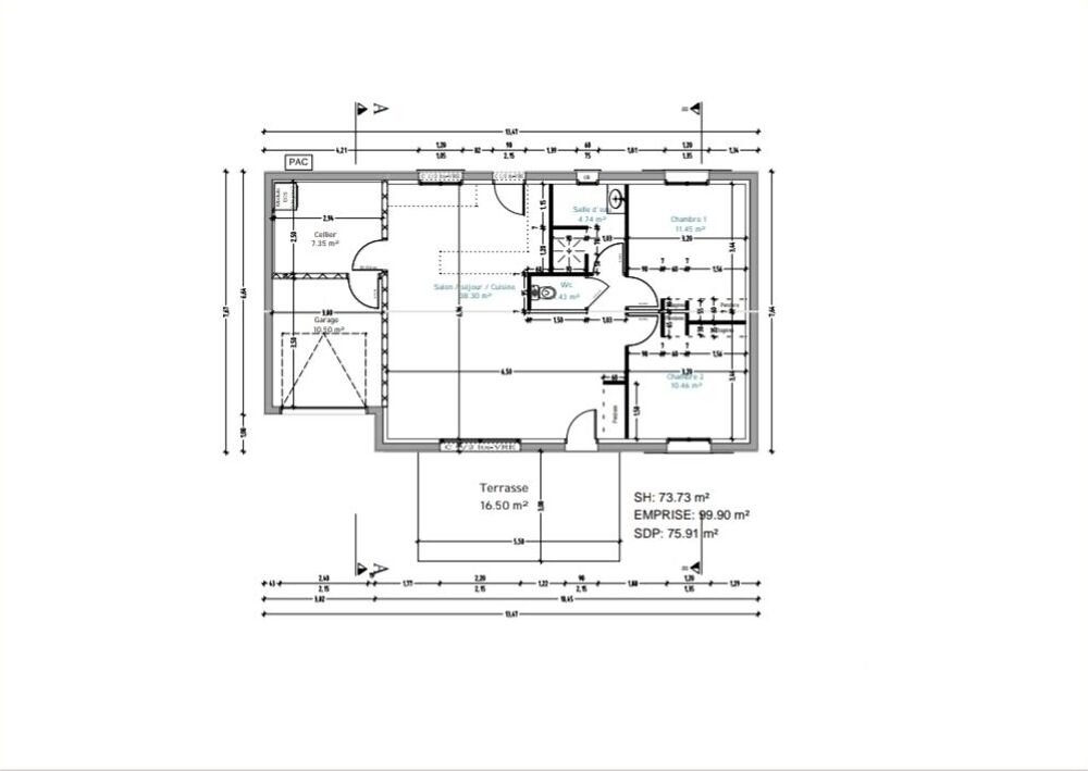 Vente Terrain Vente Terrain 262 m&sup2; Les mathes