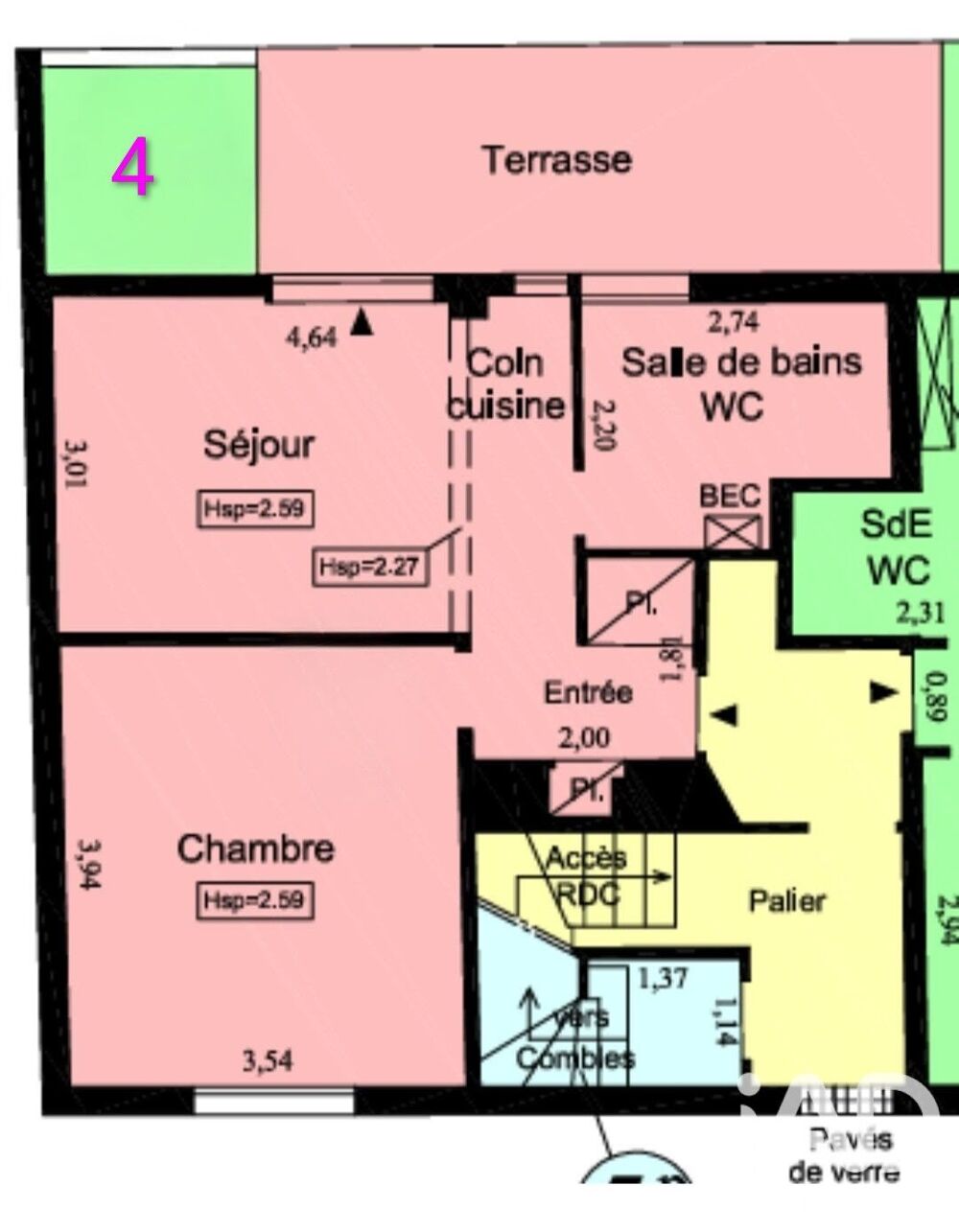 Vente Appartement 2 pièces