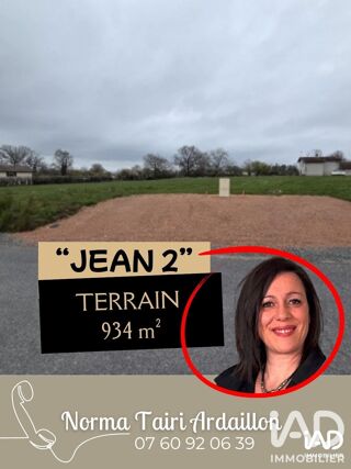 Terrain à vendre 934 m²